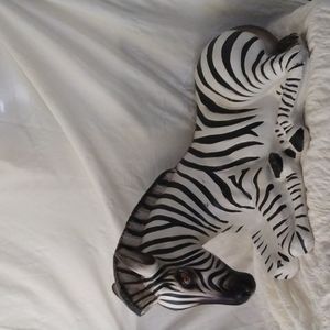 Vintage ceramic Resting Zebra Foal sculpture